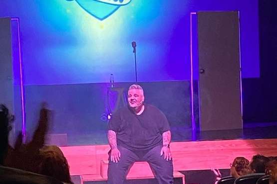 Iván El Bastonero presentó en Telde el espectáculo 'Por la puerta grande' (Foto TA)